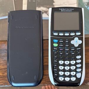 Texas Instruments TI-84 Plus C Silver Edition in Black